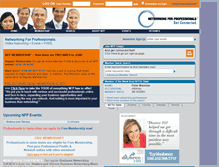 Tablet Screenshot of chicago.networkingforprofessionals.com
