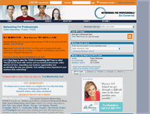 Tablet Screenshot of networkingforprofessionals.com